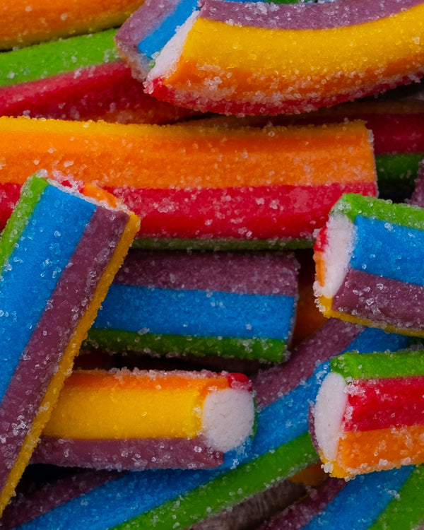 Bâtonnets Jumbo arc-en-ciel - texture dure (500g)
