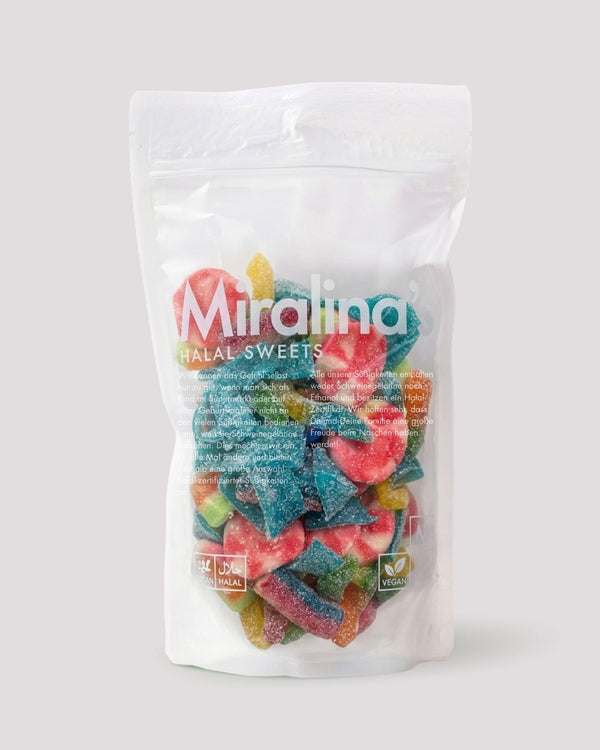 Boîte de bonbons halal acidulés (4kg) avec 30% de réduction