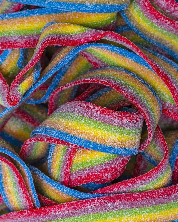 Rubans acidulés arc-en-ciel (500g)