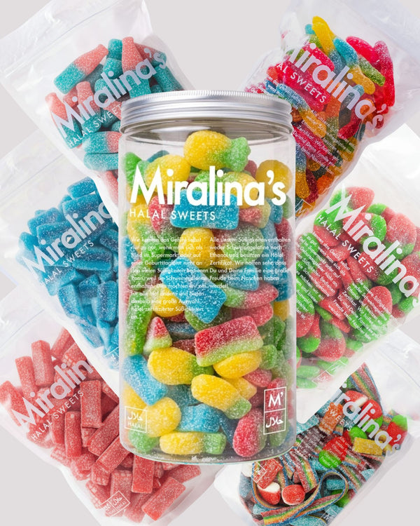 Boîte de bonbons halal acidulés (4kg) avec 30% de réduction