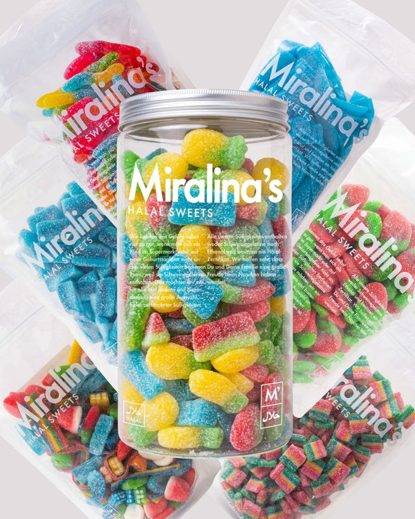 Boîte de bonbons halal acidulés (4kg) avec 30% de réduction